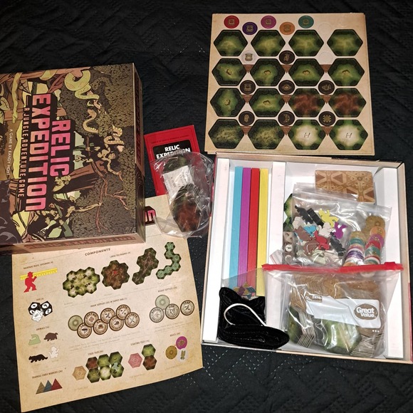NIB - GAME NIGHT FUN!  Relic Expedition: A Jungle Adventure Game - Picture 2 of 7